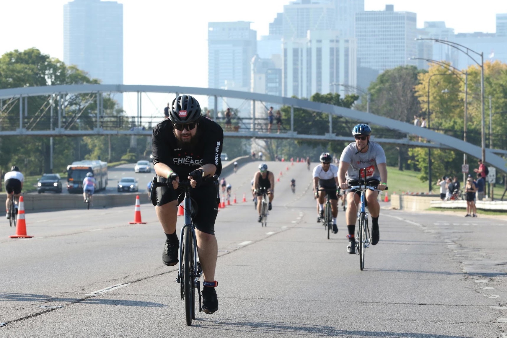 Me, in the 2024 Chicago Triathlon